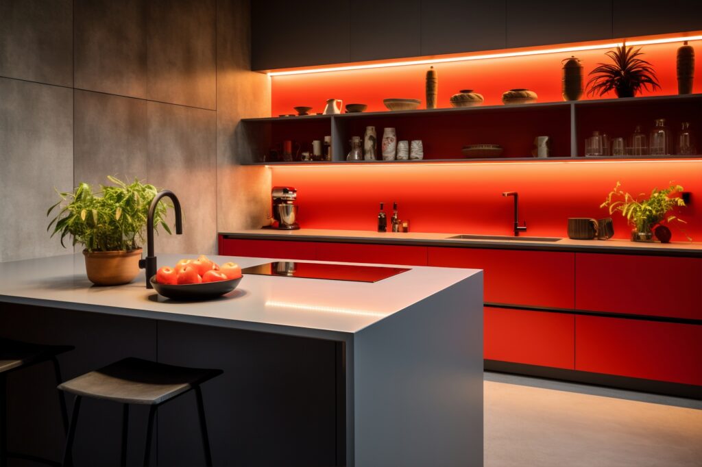 kitchen color combination black and gold