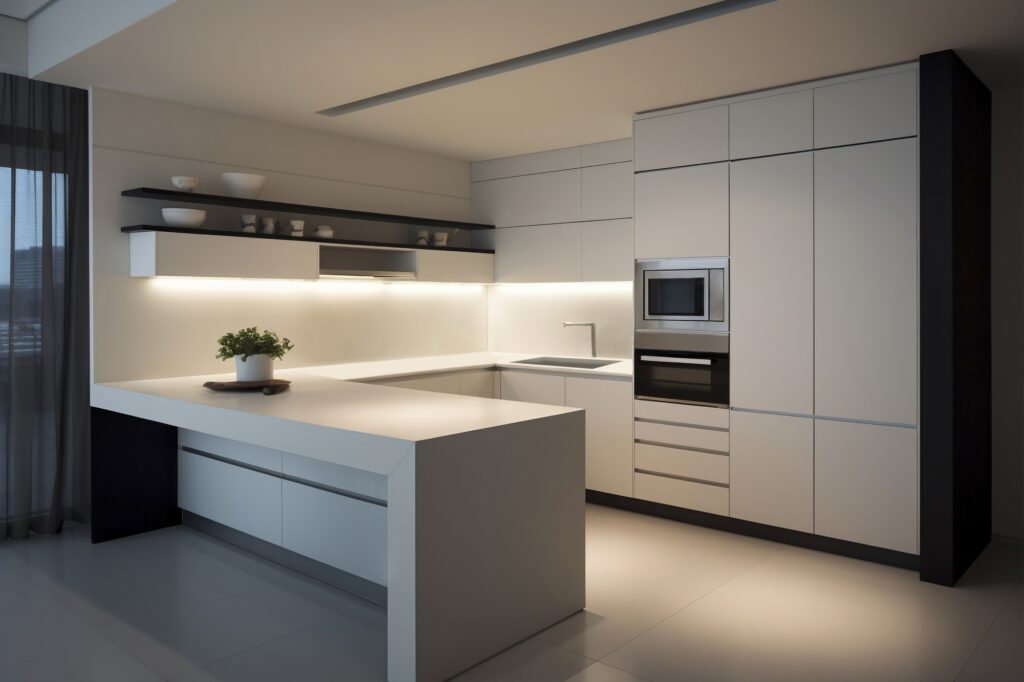 kitchen color combination mint grey